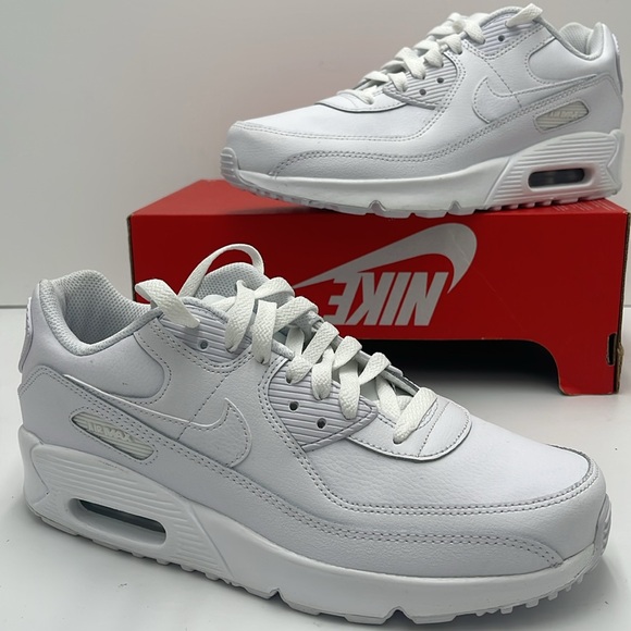 Nike WMNS Air Max 90 White Sneakers
White/Metallic Silver/White HF6358-102 - Picture 14 of 16